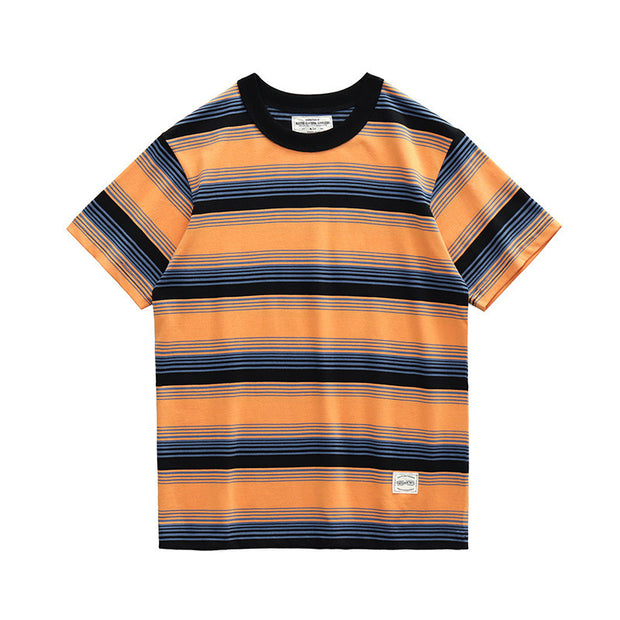 Couple Hit Color Bottoming Shirt T-shirt Men