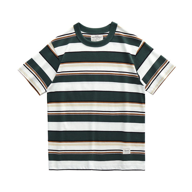 Couple Hit Color Bottoming Shirt T-shirt Men