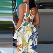 Printing Gallus Siamese Trousers Women