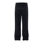 Fashion Solid Color Denim Trousers Men