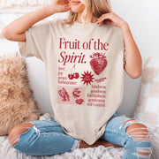 Retro Lingguo Bible Poem T-shirt For Women