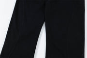 Fashion Solid Color Denim Trousers Men
