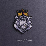Punk Patch Embroidery Patches On Clothes Iron