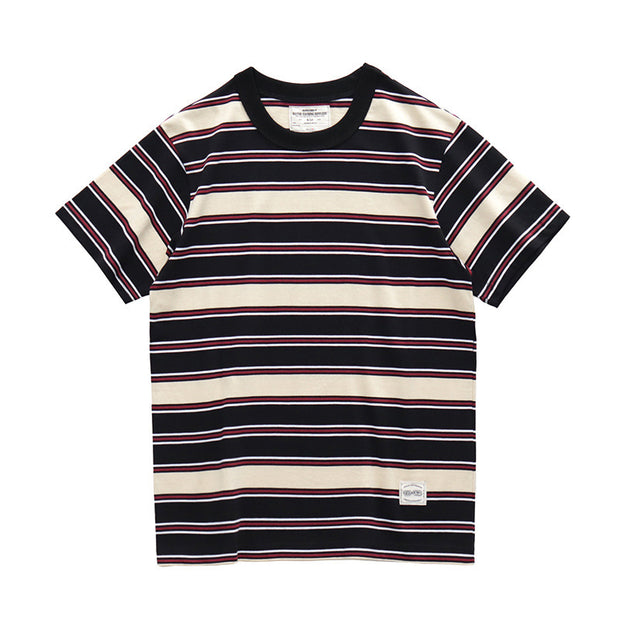 Couple Hit Color Bottoming Shirt T-shirt Men